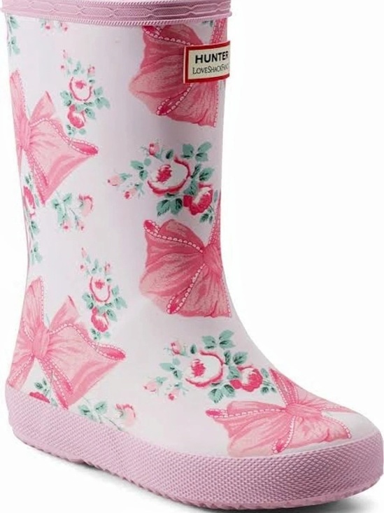 Hunter Other - Hunter x LoveShackFancy Kids' First Classic Rain Boot Pink Size 11